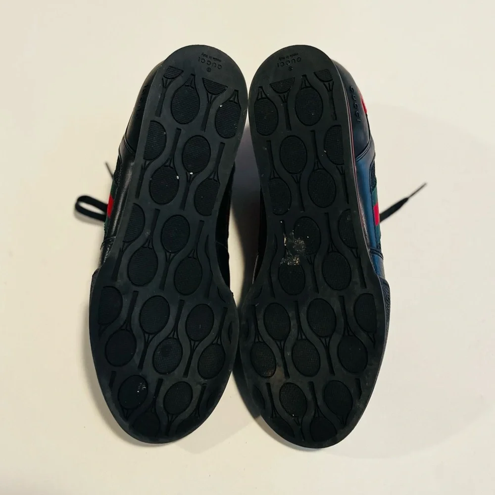 Gucci Vintage Tennis 83 Web Low Top Men’s Sneakers Size 7 - Picture 6 of 8